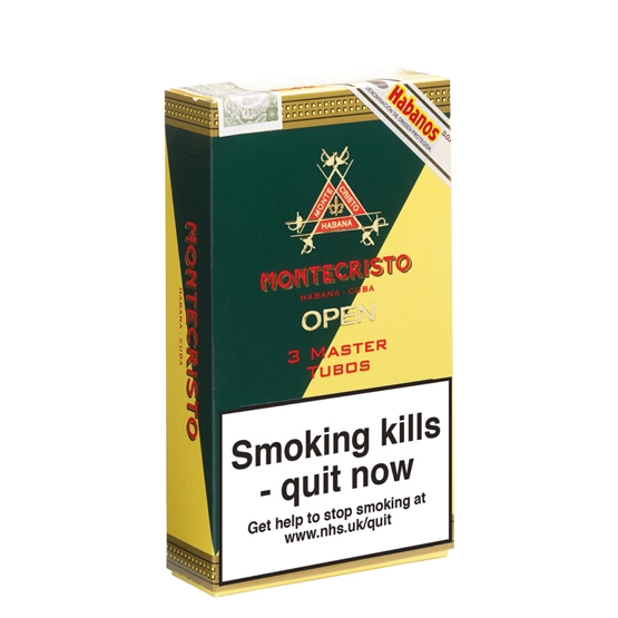 Montecristo Open Master Cigar – Pack of 3 Tubos